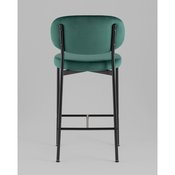 Стул полубарный Бриф VD велюр зеленый