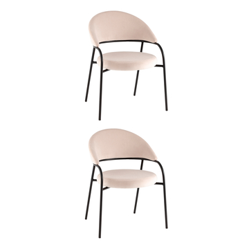 Стул Тилль велюр синий 2 шт.