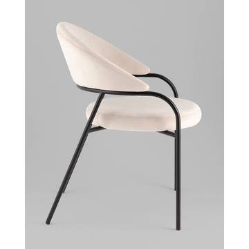 Стул Тилль велюр кремовый