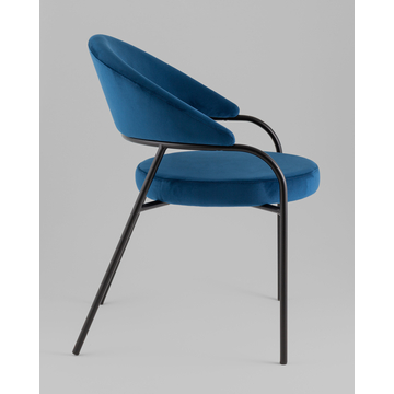 Стул Тилль велюр синий