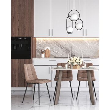 Стол Райли нераскладной 100*70*75 см столешница МДФ керамика Carla Larkin глянец