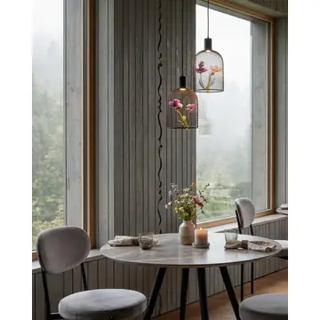 Стол Ники круглый столешница керамика Italian light grey 900