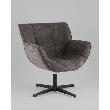 Кресло Konfele темно-серый шенилл