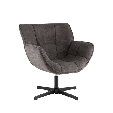 Кресло Konfele темно-серый шенилл