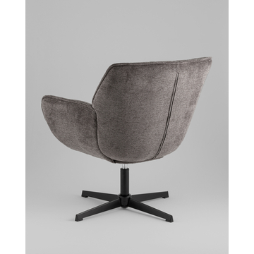 Кресло Konfele темно-серый шенилл