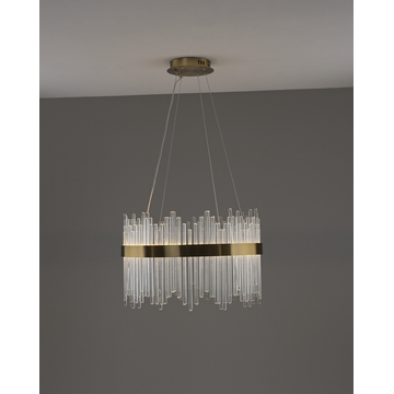 Люстра подвесная светодиодная Moderli V11765-PL Crystella