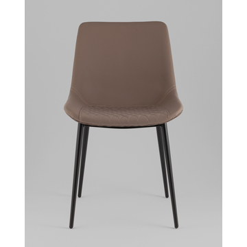 Стул Деймон экокожа коричневый