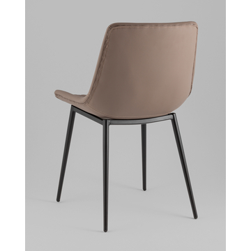 Стул Деймон экокожа коричневый