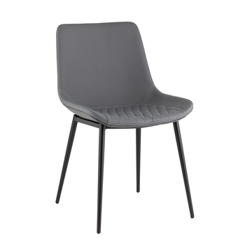 Стул Деймон экокожа серый