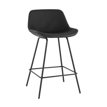 Стул полубарный Деймон экокожа коричневый