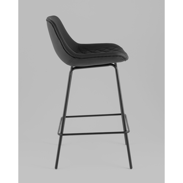 Стул полубарный Деймон экокожа черный
