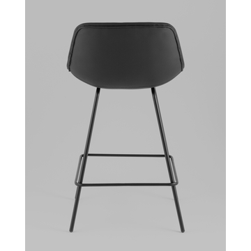 Стул полубарный Деймон экокожа черный