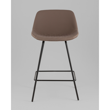 Стул полубарный Деймон экокожа коричневый