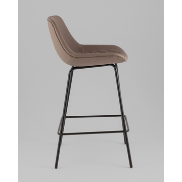 Стул полубарный Деймон экокожа коричневый