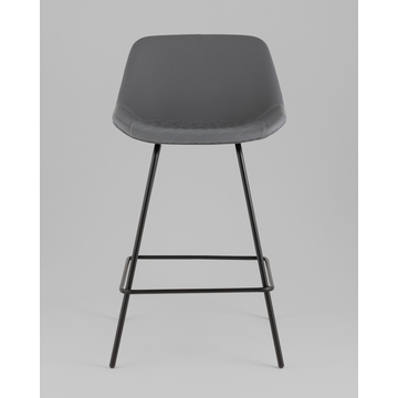 Стул полубарный Деймон экокожа серый