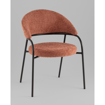 Стул Тилль букле коралловый