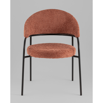 Стул Тилль букле коралловый