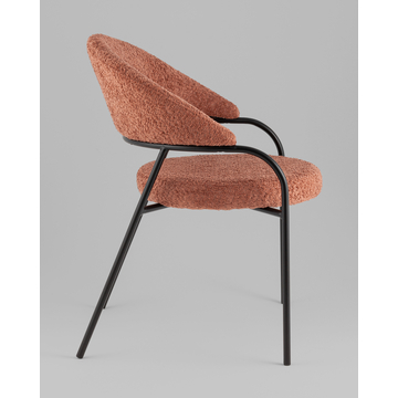 Стул Тилль букле коралловый