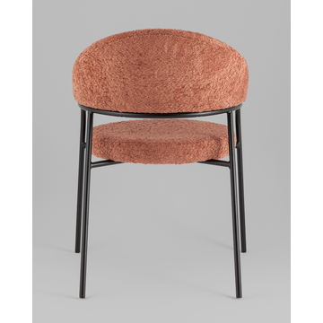 Стул Тилль букле коралловый