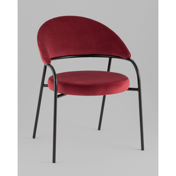 Стул Тилль велюр красный