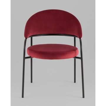 Стул Тилль велюр красный