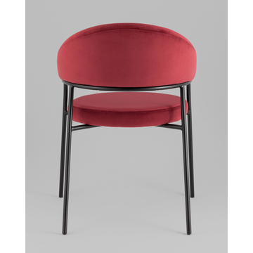 Стул Тилль велюр красный