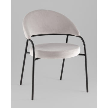 Стул Тилль велюр светло-серый