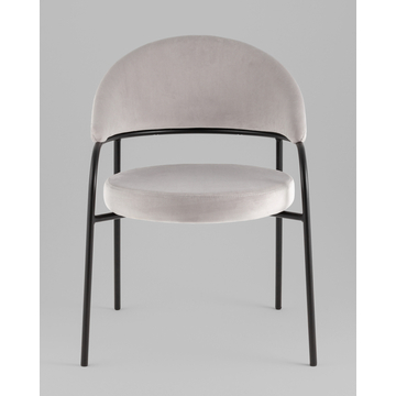 Стул Тилль велюр светло-серый