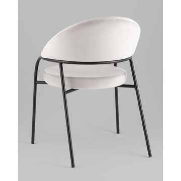 Стул Тилль велюр светло-серый