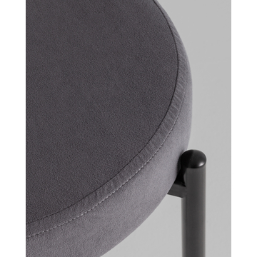 Табурет Бриф Original велюр серый