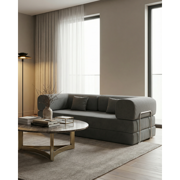 Диван SnapSofa вельвет серый
