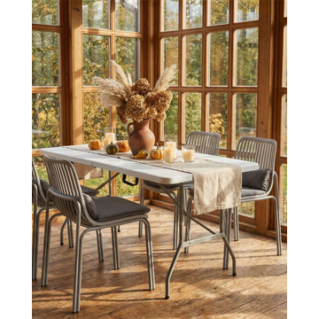 Стул Louran с подушкой серый