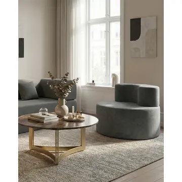 Кресло PopLounge серый