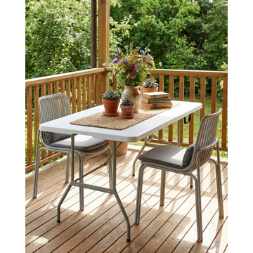 Стул Louran с подушкой серый