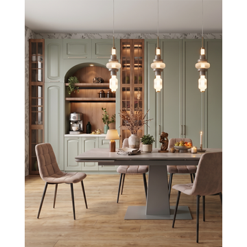 Стол Арнон 120-180/80/76 см керамика Carmen light grey