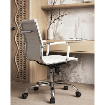Кресло офисное TopChairs City S белое