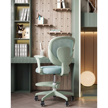 Кресло компьютерное детское TopChairs Mila мятный
