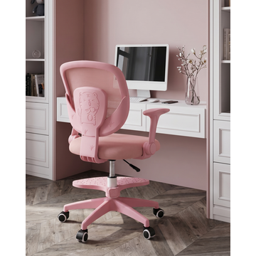 Кресло компьютерное детское TopChairs Mila розовый