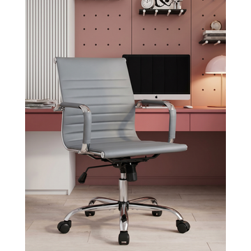 Кресло офисное TopChairs City S серое
