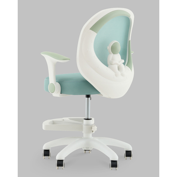 Кресло TopChairs Spaceman мятный с подставкой для ног