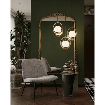 Кресло лаунж Ease серый