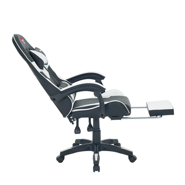 Кресло спортивное TopChairs MG-7019 черно-белый