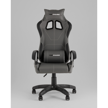 Кресло спортивное TopChairs Wyvern серо-черный