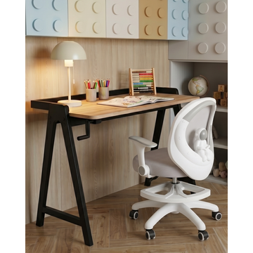 Кресло компьютерное детское TopChairs Spaceman серый