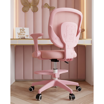 Кресло компьютерное детское TopChairs Mila розовый