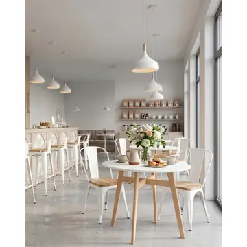 Стол обеденный Target Circle 90*90 белый