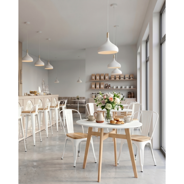 Стол обеденный Target Circle 90*90 белый