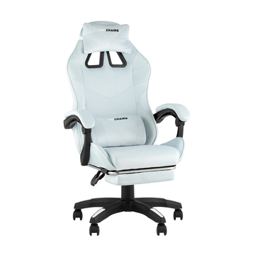 Кресло спортивное TopChairs MG-7019 велюр светло-голубой