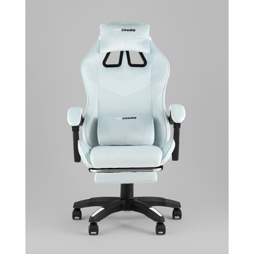 Кресло спортивное TopChairs MG-7019 велюр светло-голубой