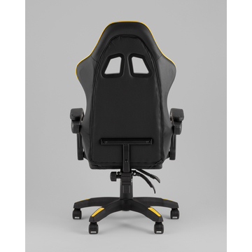 Кресло спортивное TopChairs MG-7043 черно-жёлтый